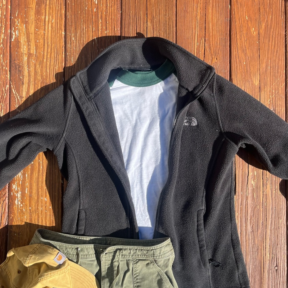 the north face black fleece